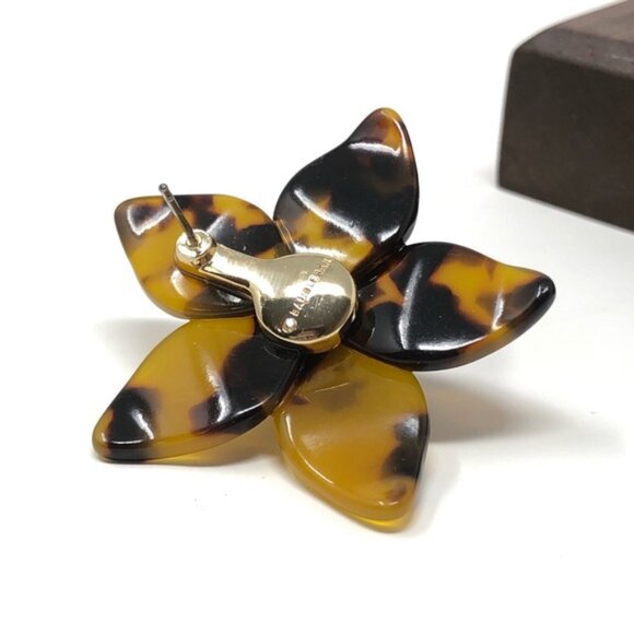 BaubleBar Mini Ashaya Resin Flower Earrings - Picture 3 of 4